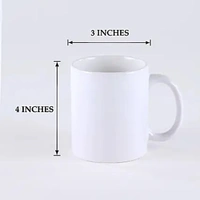 Set of 2 Unbreakable Personalized return gift mugs for kids - 330 ML