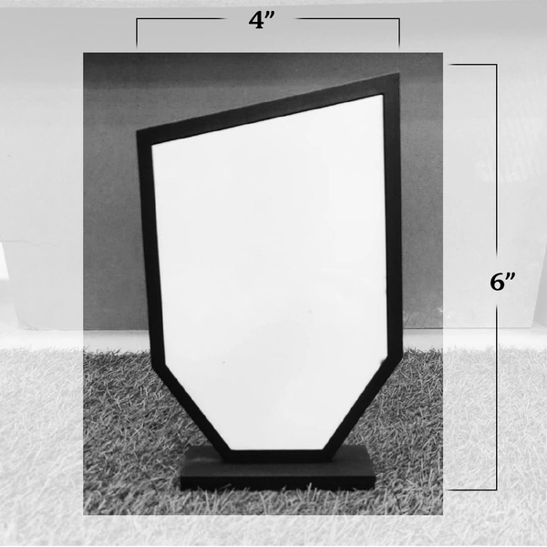 Wooden Trophy Photo Frame with Print  - 8x5