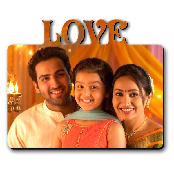 Love Photo Print wooden photo frame - 8x6