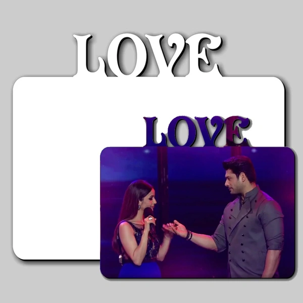 Love Photo Print wooden photo frame - 8x6