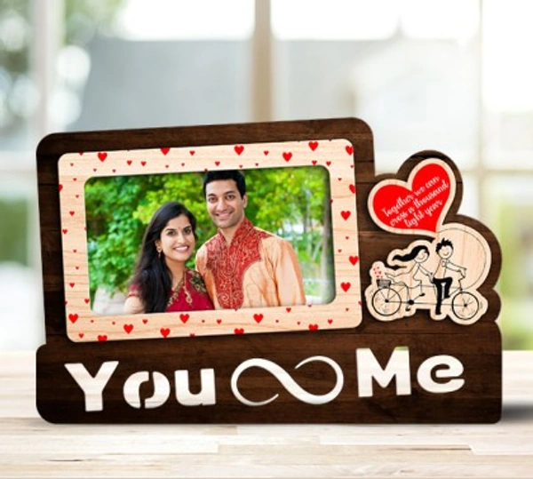 You and Me Table Top Photo Insert Photo Frame - 6x9 inch