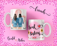 Friendship Gift Coffee Mug  - 330 ML, White
