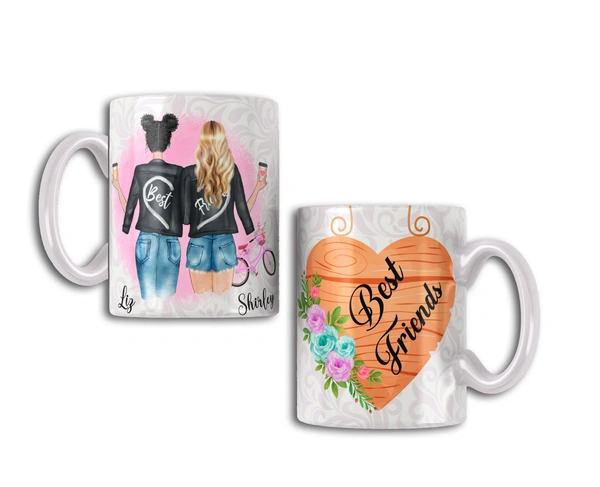 Friendship Gift Coffee Mug  - 330 ML, White