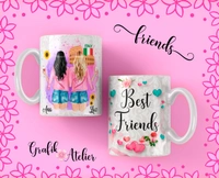 Friendship Gift Coffee Mug  - 330 ML, White