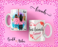 Friendship Gift Coffee Mug  - 330 ML, White