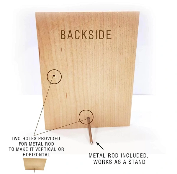 Personalized Laser engraved spotify song photo frame    - 4x6 inch