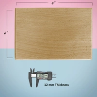Laser engraved Gift Photo Print Wooden frame for Birthday Gift - 8x6 inch