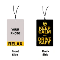 Personalize Car Hnaging for a relxed mind - 3.5x2.25 inch