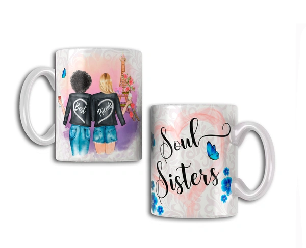 Friendship Day Gift ceramic coffee mug for girls  - A-2