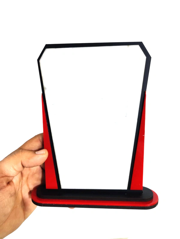 Personalized Gift for brother, award shape photo frame, Rakhi gift for brother