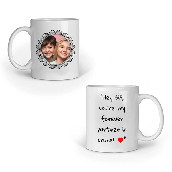 Personalized Rakhi Gift Mug Combo, Rakshabandhan Gift Combo - 4 in 1
