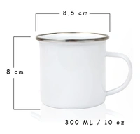Stainless Steel Enamel Mug for Kids, Rakhi Gift, Rakshabandhan gift  - 300 ML, Best Sister