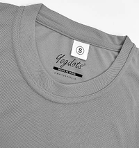 YOGDOTS Adventure Print T-Shirt and Steel Mug Combo for Hiking, Sports, Outing, Picknic or Adventure  - XL, Gray