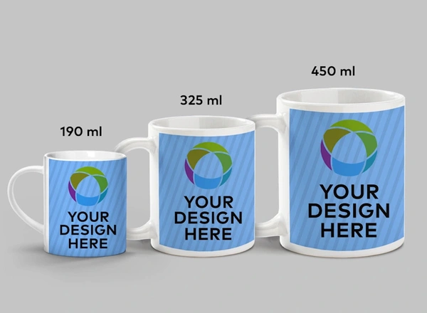 Achchha Gift White Ceramic Mug Print - 190 ML tea cup