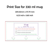 Achchha Gift Black Ceramic Coffee Mug 330 ML with print - 330 ML