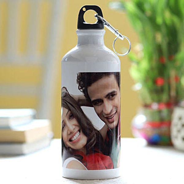 Achchha Gift Personalized metal sipper bottle  - 600 ML