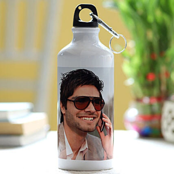 Achchha Gift Personalized metal sipper bottle  - 600 ML