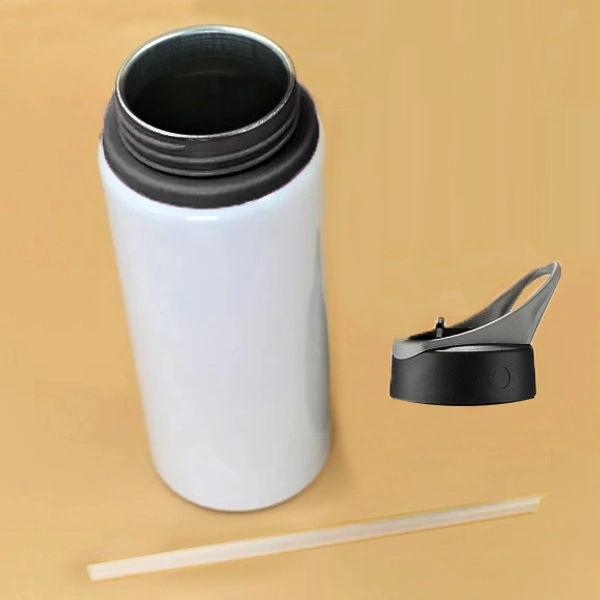 Achchha Gift Personalized metal sipper bottle  - 600 ML Sports Sipper with straw