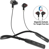 Aroma Yellow Series NB119B - 40 Hours Playtime with superior sound Neckband Bluetooth Headset - black