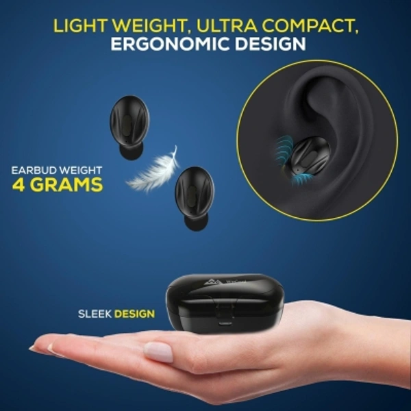 WeCool Moonwalk Mini Bluetooth Headset - black