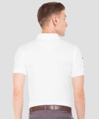 Polo Neck Men T-shirt - white