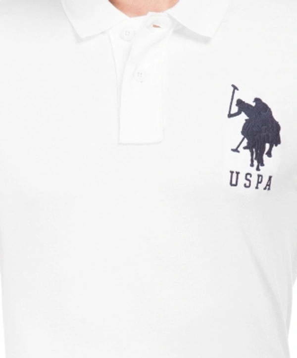 Polo Neck Men T-shirt - white