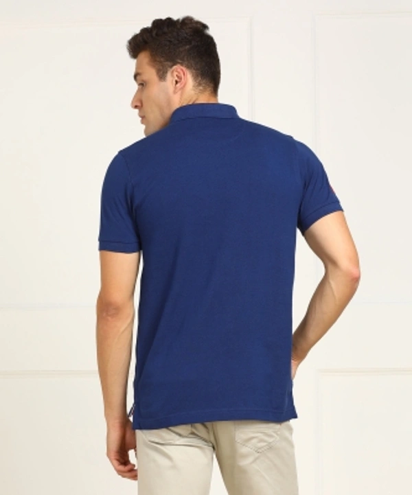 Polo Neck Men T-shirt - Blueprint