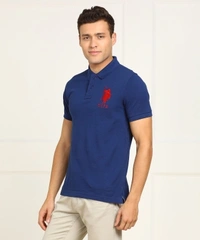 Polo Neck Men T-shirt - Blueprint