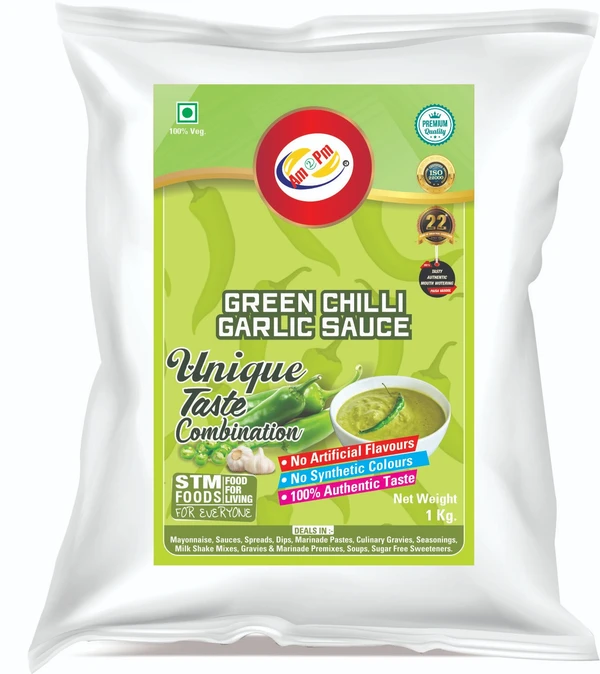 Green Chilli Garlic Sauce