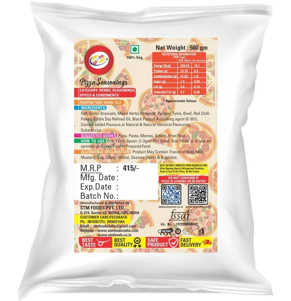 Pizza Seasoning (1 x 500 gm)