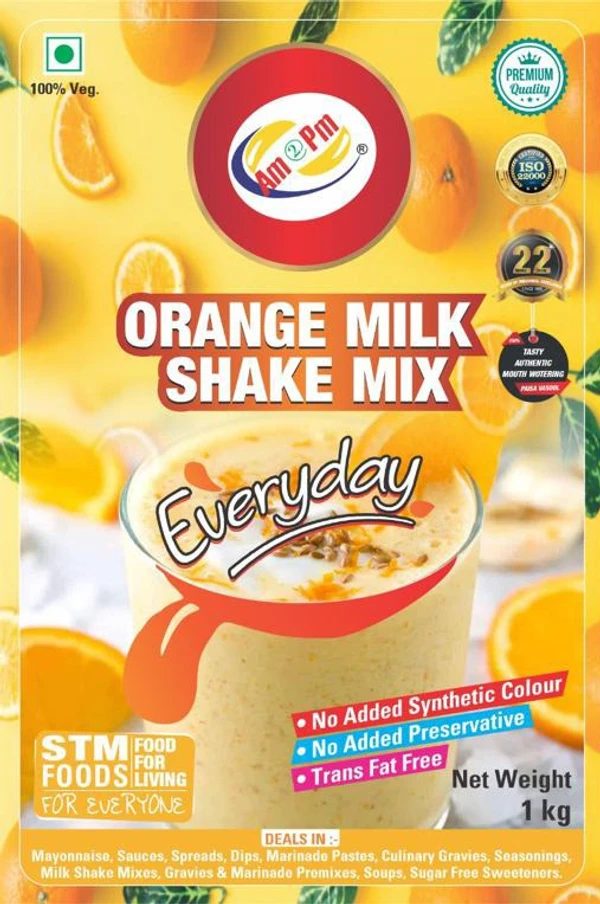 Orange Milk Shake Mix