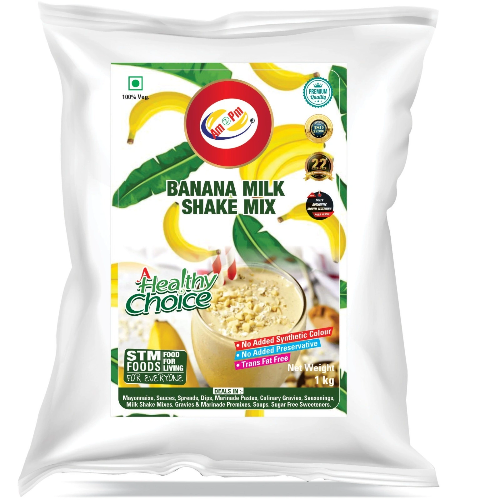 Banana Milk Shake Premix Powder