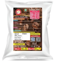 AM2PM Coffee Frappe Mix - 1 kg Packet, Lite Brown, Powder, 1 Kg, Powder Premix For Thick Shake