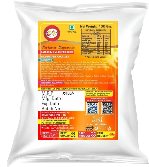 Hot Garlic Mayonnaise
