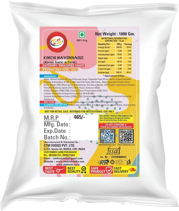 Kimchi Mayonnaise