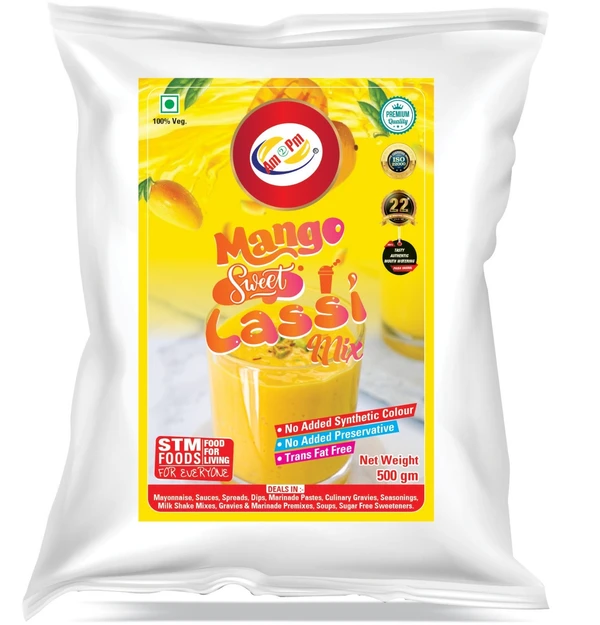 AM2PM Mango Sweet Lassi Mix - 500 gm