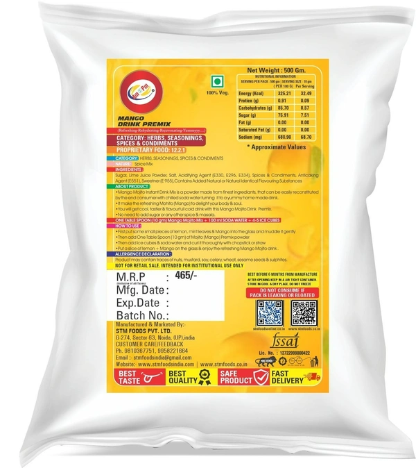 Mango Mojito Mix 500 GM