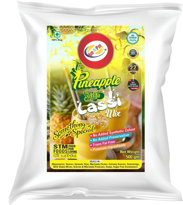 Pineapple Sweet Lassi Mix 500 GM