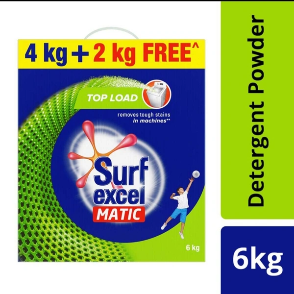 Surf excel matic top load detergent (Buy 4kg Get 2kg Free) 