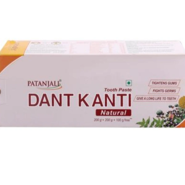 Patanjali Dant Kanti Natural Toothpaste (200 + 200 + 100) g