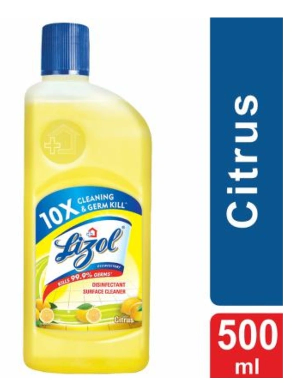 Lizol Citrus Disinfectant Surface Cleaner 500 ml