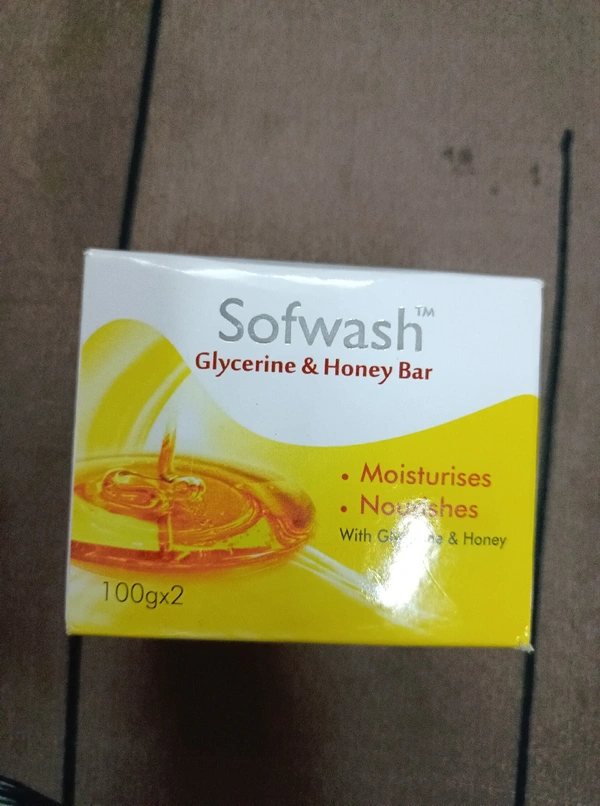 Sofwash Glycerine & Honey Bar  100g×2