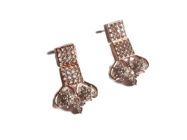 American Diamond Necklace Set - Rose.Gold 