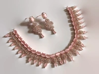 Jewelo American Diamond Necklace Set