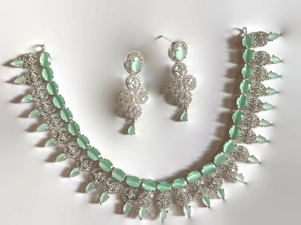 Jewelo American Diamond Necklace Set - ALL