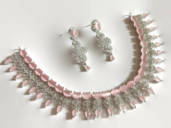 Jewelo American Diamond Necklace Set - ALL