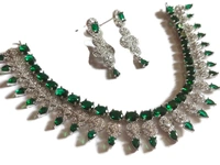 Jewelo American Diamond Necklace Set - ALL