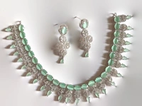 Jewelo American Diamond Necklace Set - ALL