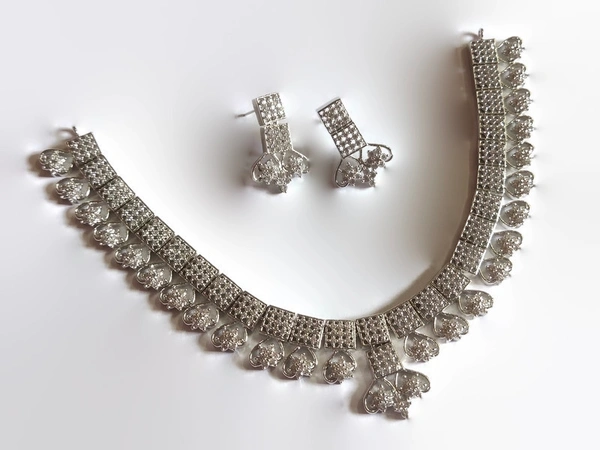 Jewelo American Diamond Necklace Set