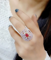 Jewelo American Diamond Ring